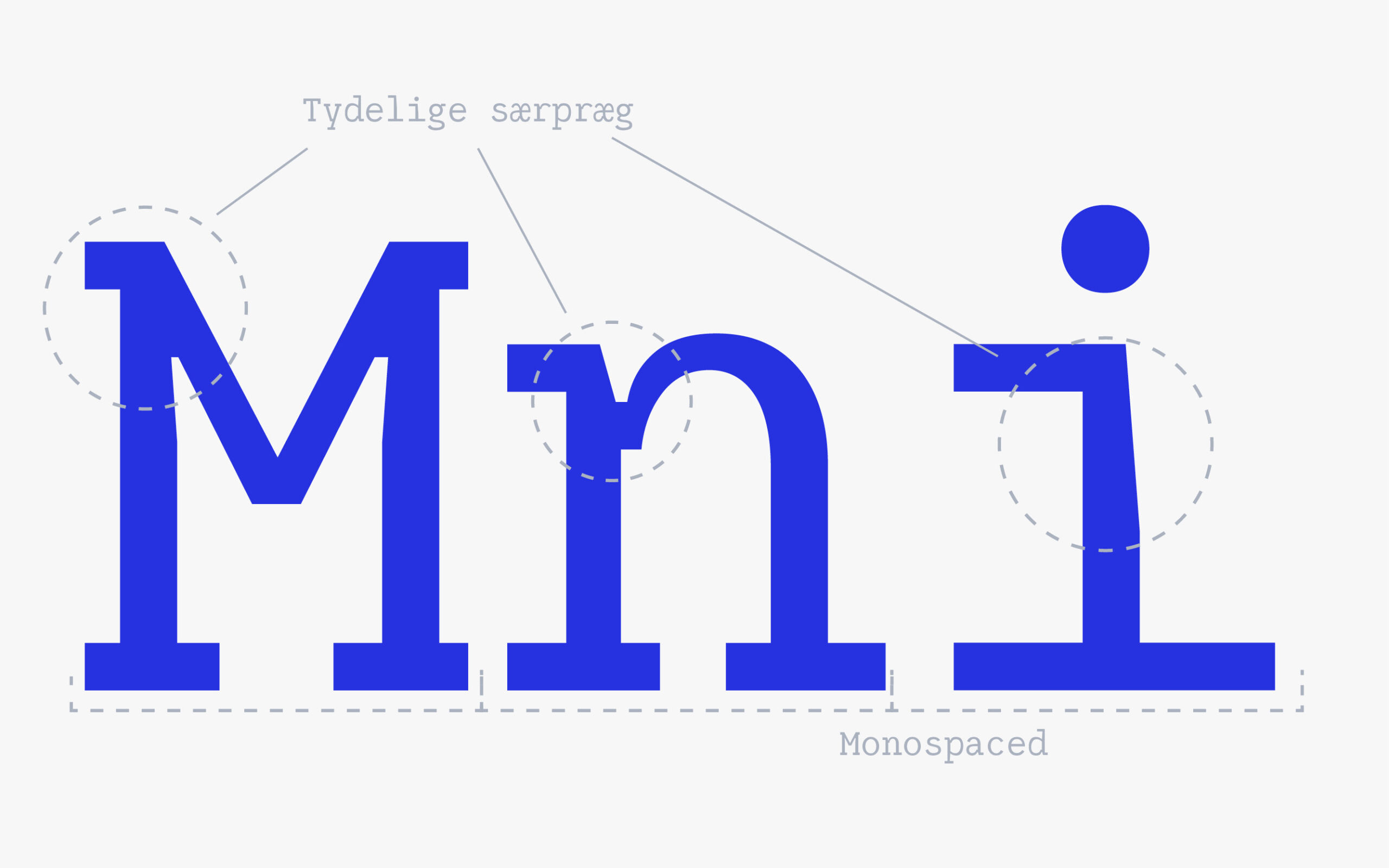 Fremlæggelse font, Laura4 karakteristika